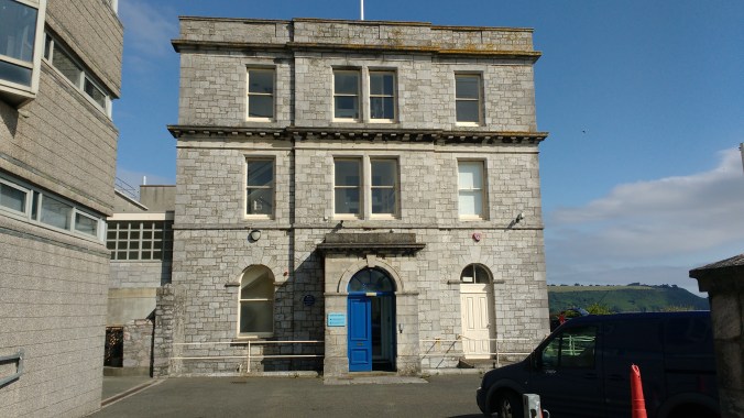The MBA Citadel Lab, located off the Plymouth Hoe.